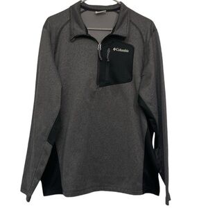 Men’s Columbia Sportswear Jackson Creek Half Zip Fleece Sweatshirt Size LRG EUC